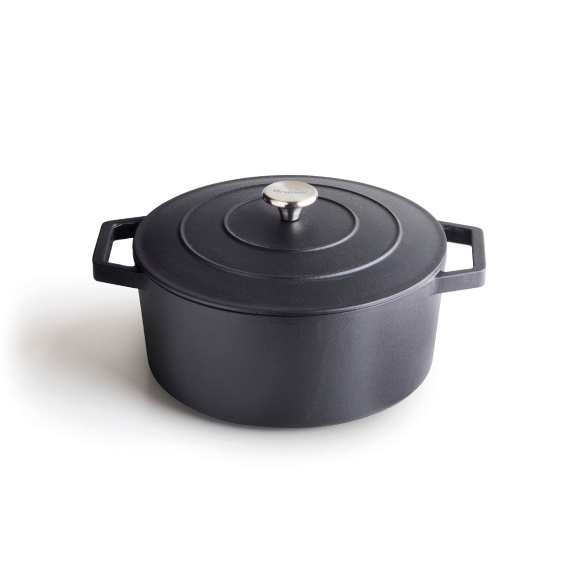 Cast Iron Pot – 28 cm, Black